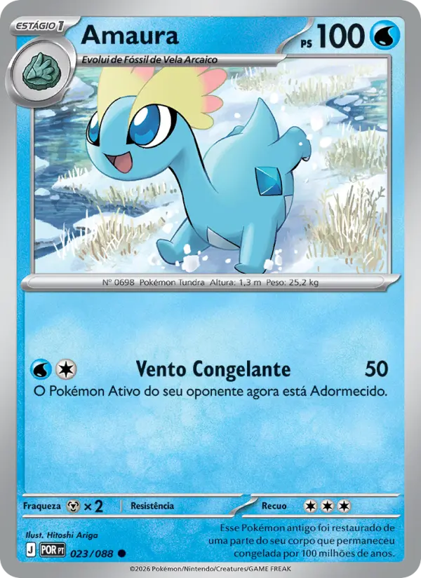 Carta Amaura, número 023/88 da coleção Equilíbrio Perfeito