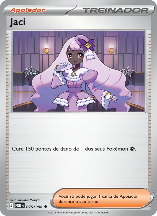 Carta Jaci, número 075/88 da coleção Equilíbrio Perfeito