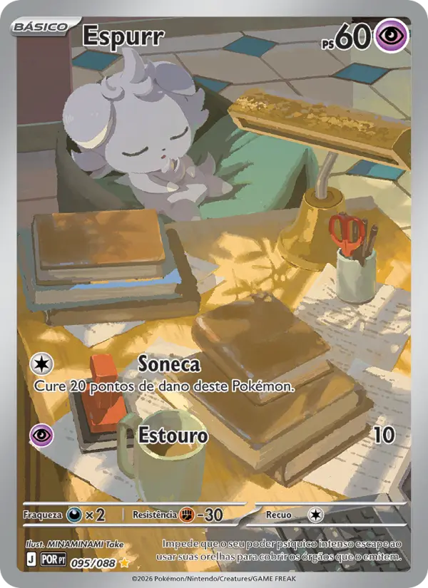 Carta Espurr, número 095/88 da coleção Equilíbrio Perfeito