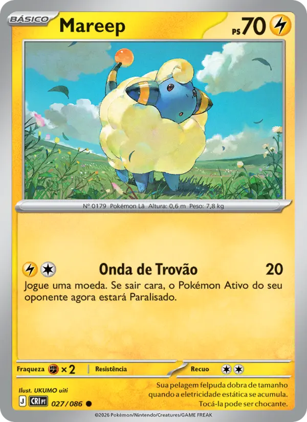 Carta Mareep, número 027/86 da coleção Caos Ascendente