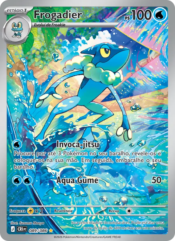 Carta Frogadier, número 089/86 da coleção Caos Ascendente