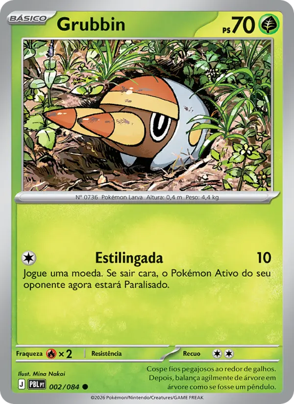 Carta Grubbin, número 002/84 da coleção Escuridão Absoluta