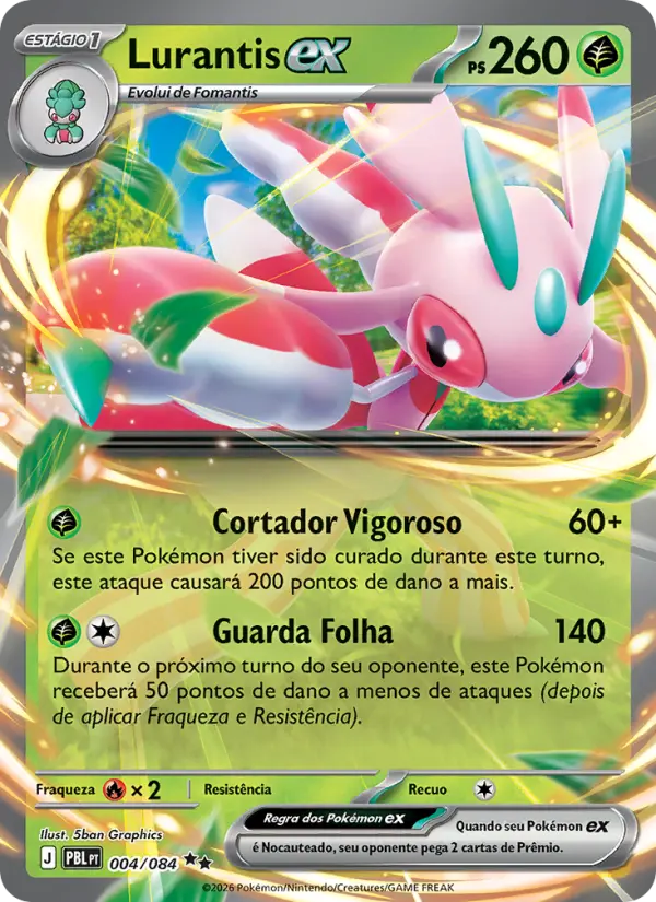 Carta Lurantis ex, número 004/84 da coleção Escuridão Absoluta