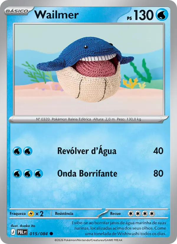 Carta Wailmer, número 015/84 da coleção Escuridão Absoluta