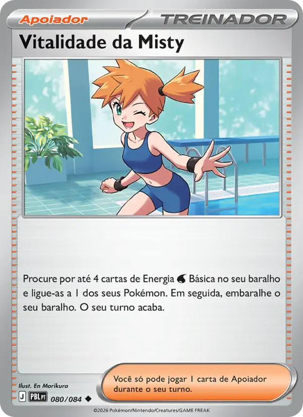 Carta Vitalidade da Misty, número 080/84 da coleção Escuridão Absoluta