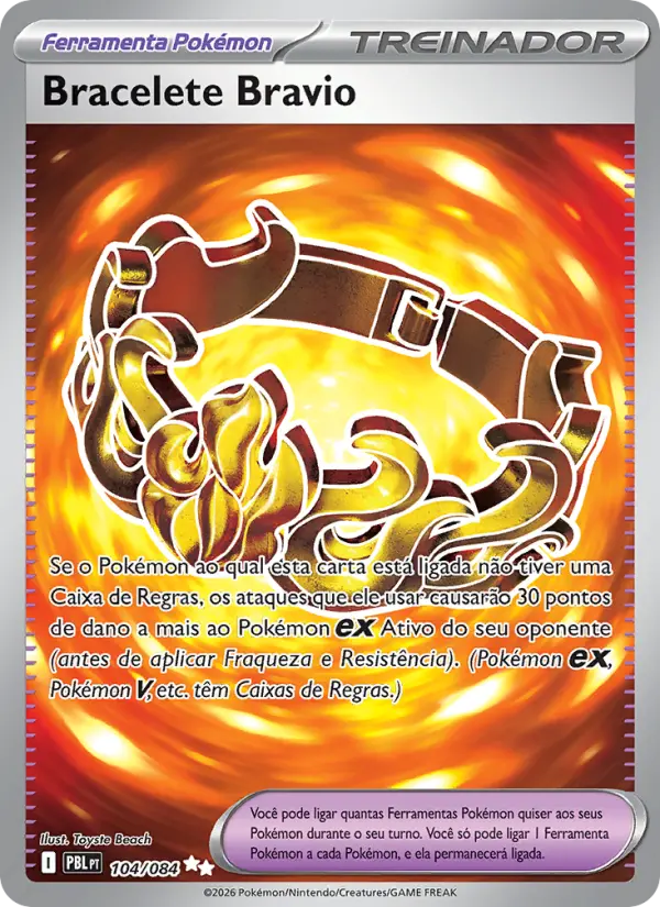 Carta Bracelete Bravio, número 104/84 da coleção Escuridão Absoluta