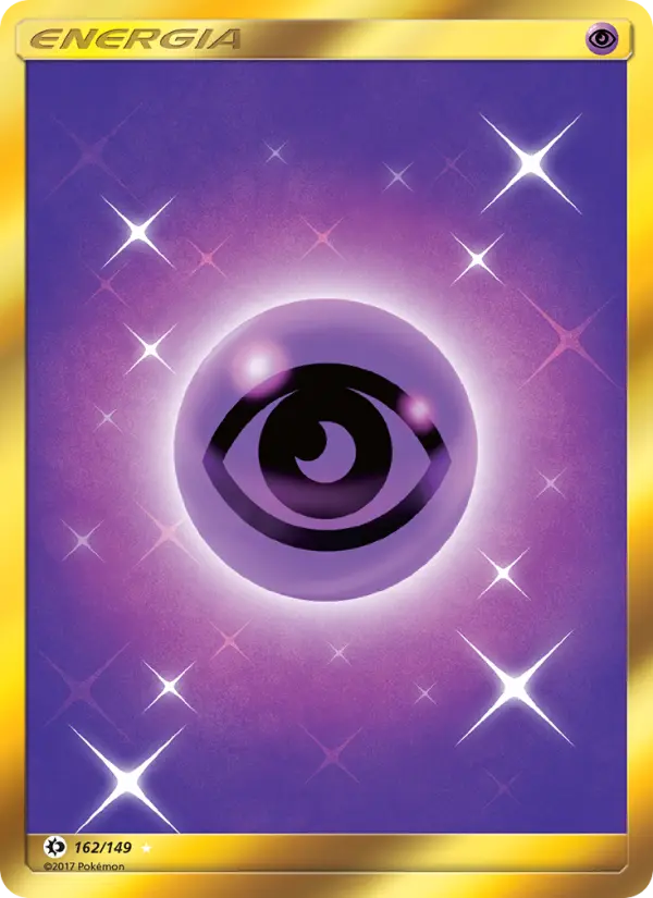 Carta Energia Psíquica, número 162/149 da coleção Sol e Lua