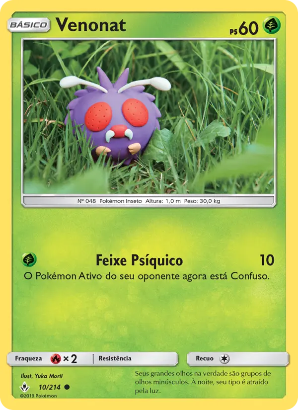 Carta Venonat, número 10/214 da coleção Elos Inquebráveis