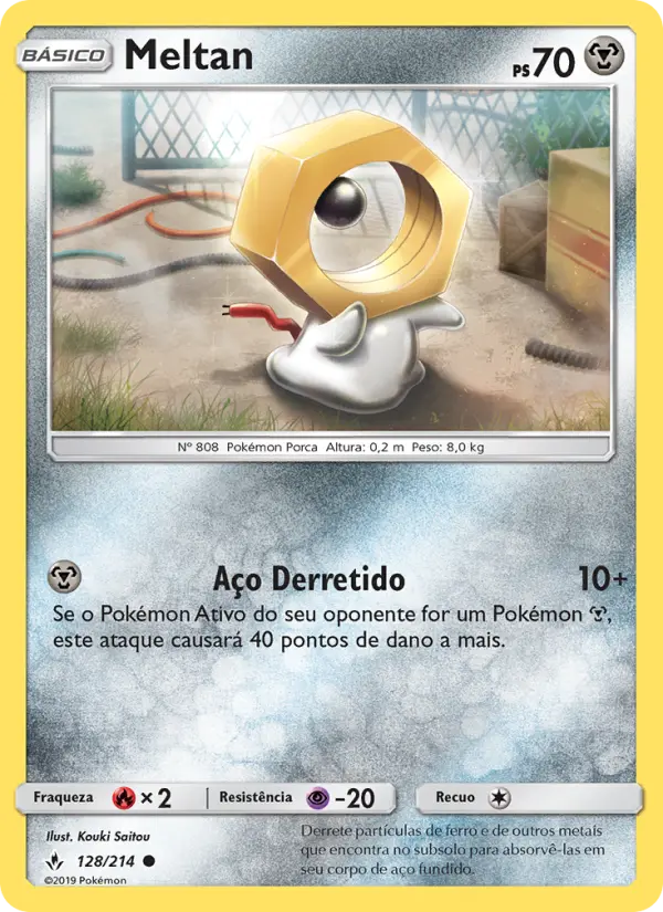 Carta Meltan, número 128/214 da coleção Elos Inquebráveis