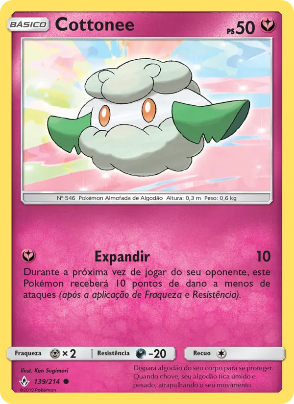 Carta Cottonee, número 139/214 da coleção Elos Inquebráveis