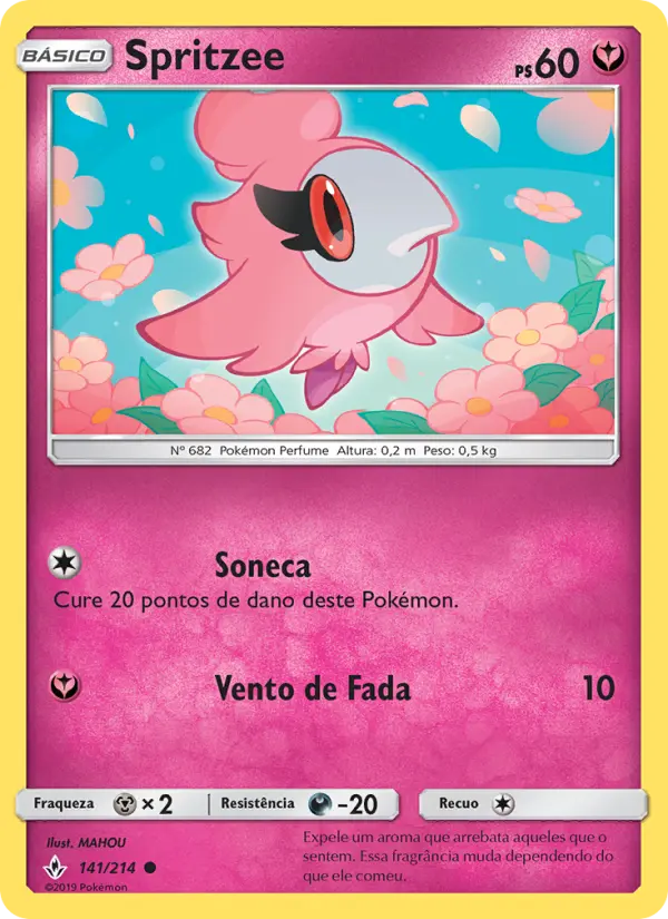 Carta Spritzee, número 141/214 da coleção Elos Inquebráveis
