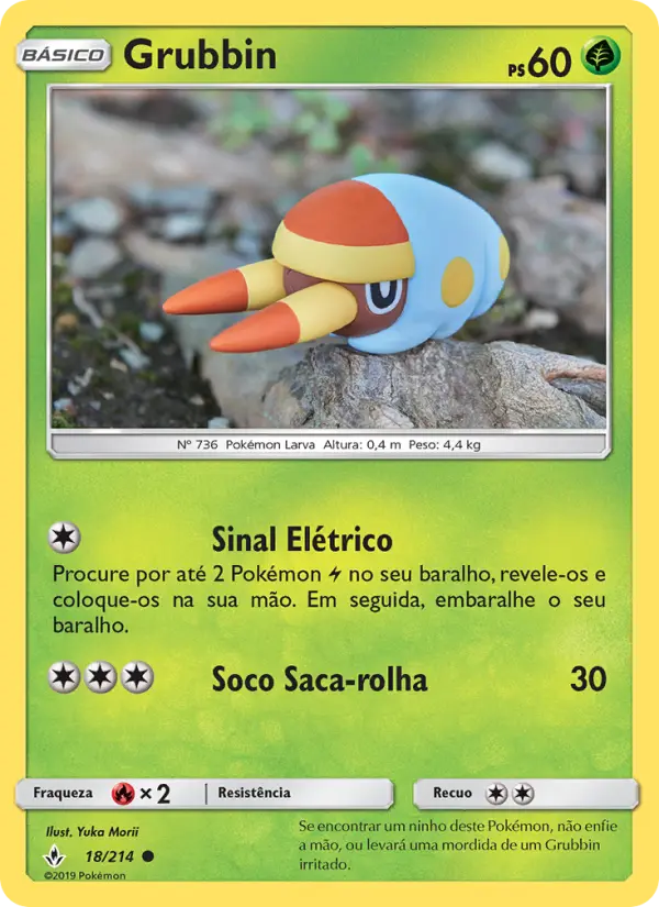 Carta Grubbin, número 18/214 da coleção Elos Inquebráveis