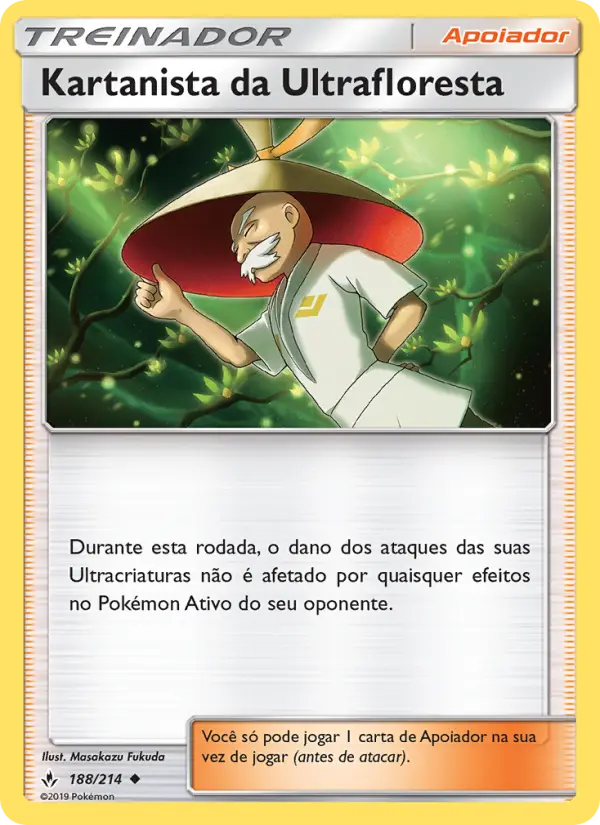 Carta Kartanista da Ultrafloresta, número 188/214 da coleção Elos Inquebráveis
