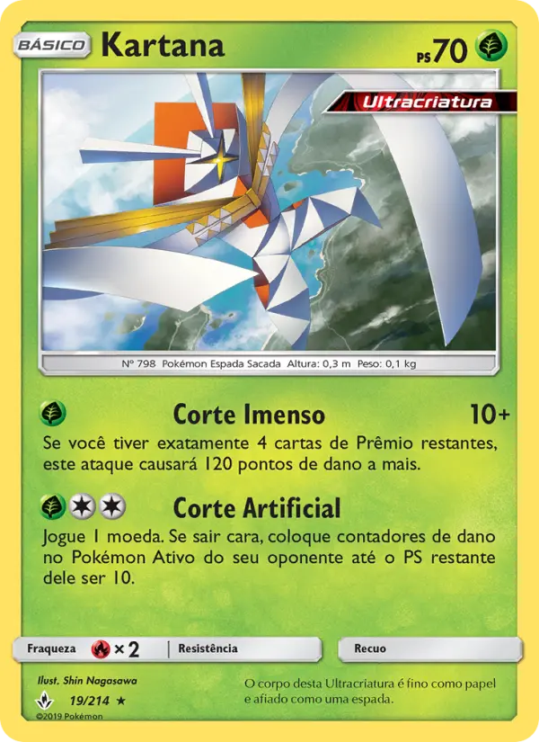 Carta Kartana, número 19/214 da coleção Elos Inquebráveis
