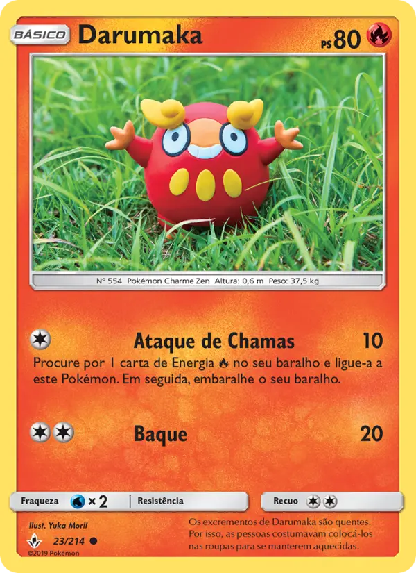 Carta Darumaka, número 23/214 da coleção Elos Inquebráveis
