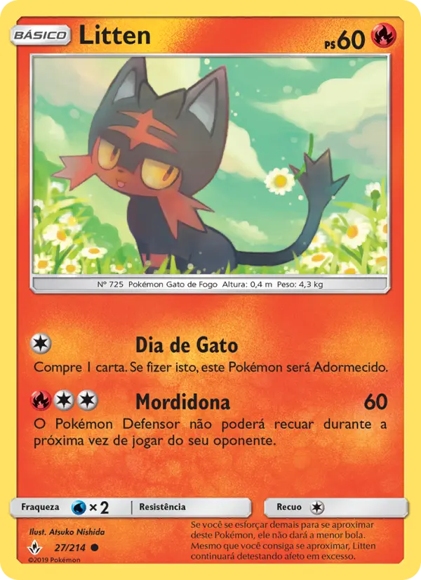 Carta Litten, número 27/214 da coleção Elos Inquebráveis