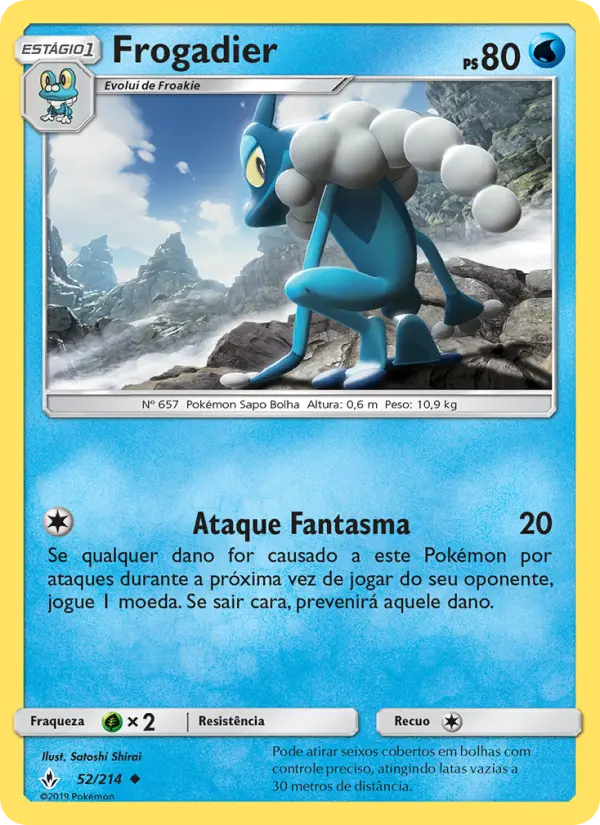 Carta Frogadier, número 52/214 da coleção Elos Inquebráveis