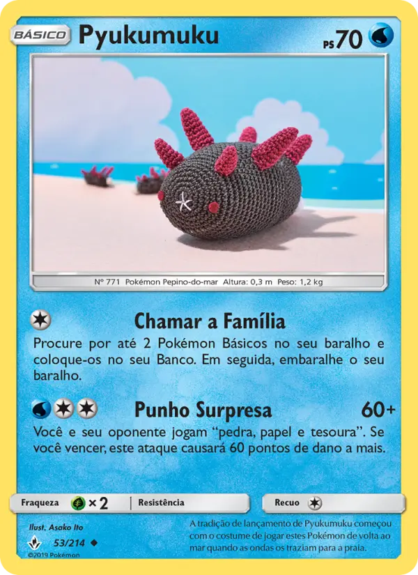 Carta Pyukumuku, número 53/214 da coleção Elos Inquebráveis