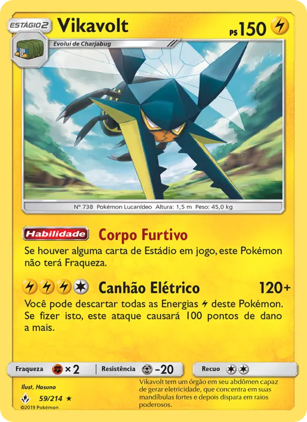 Carta Vikavolt, número 59/214 da coleção Elos Inquebráveis