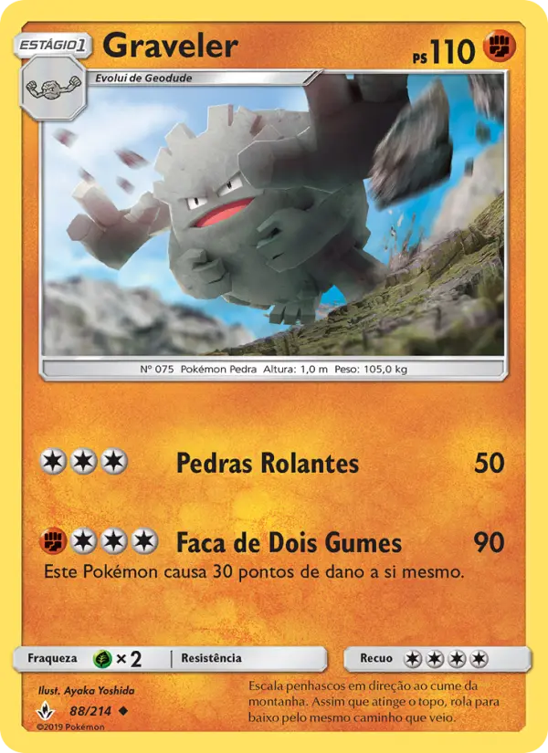 Carta Graveler, número 88/214 da coleção Elos Inquebráveis