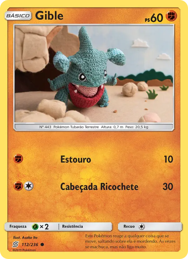 Carta Gible, número 112/236 da coleção Sintonia Mental 