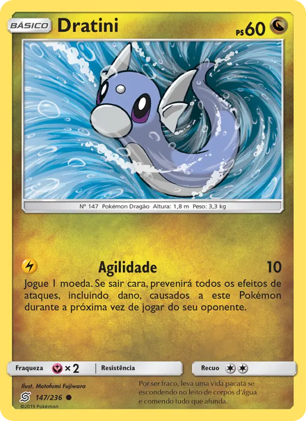 Carta Dratini, número 147/236 da coleção Sintonia Mental