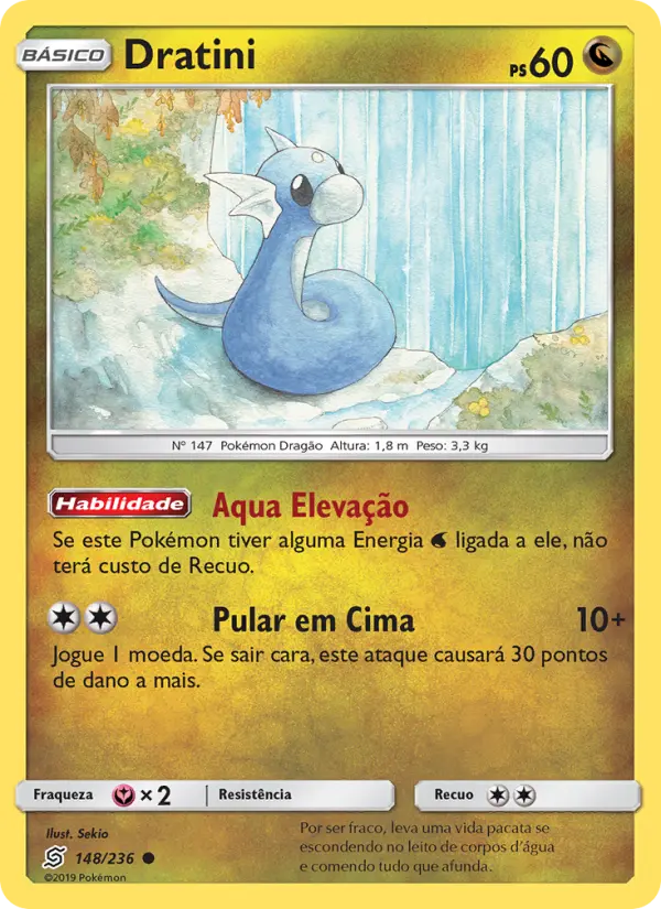 Carta Dratini, número 148/236 da coleção Sintonia Mental 