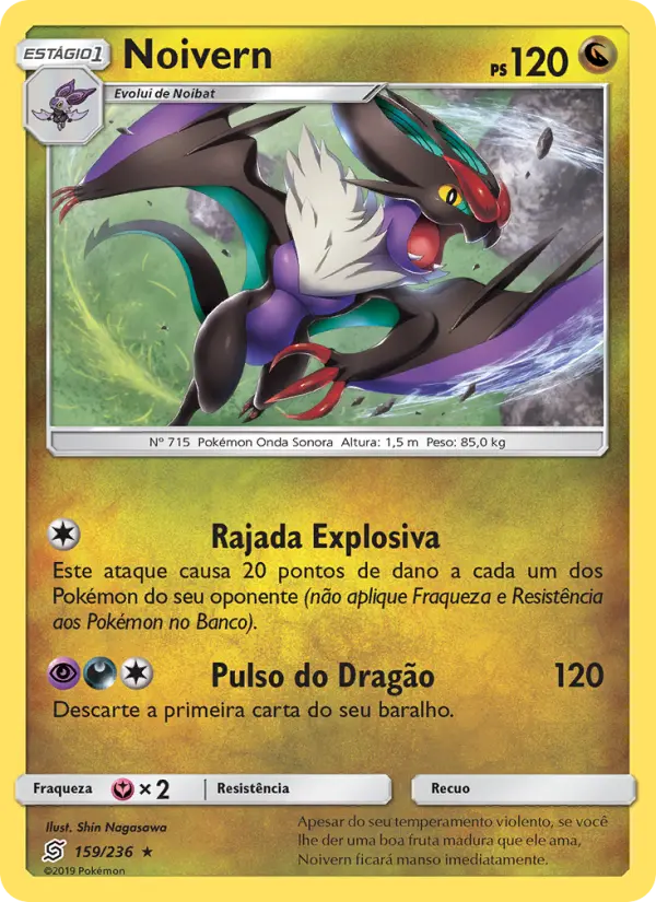Carta Noivern, número 159/236 da coleção Sintonia Mental