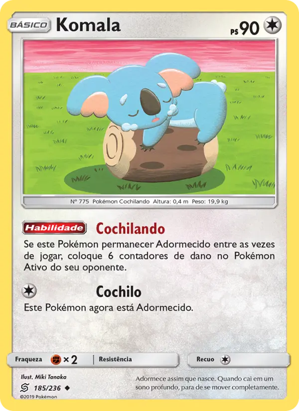 Carta Komala, número 185/236 da coleção Sintonia Mental