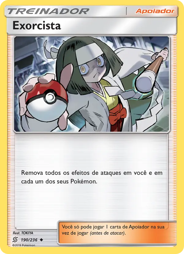 Carta Exorcista, número 190/236 da coleção Sintonia Mental 