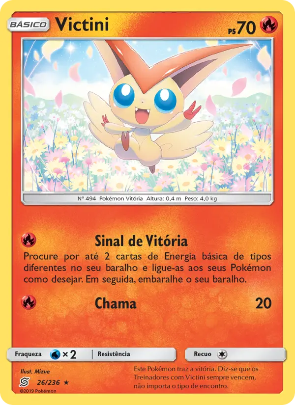 Carta Victini, número 26/236 da coleção Sintonia Mental