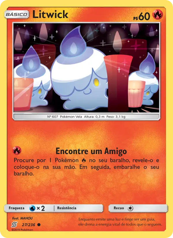 Carta Litwick, número 27/236 da coleção Sintonia Mental