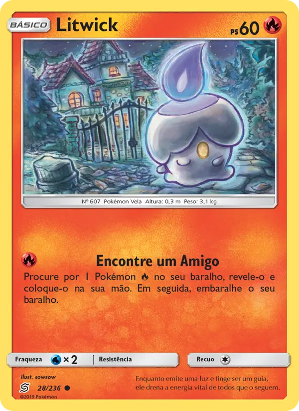 Carta Litwick, número 28/236 da coleção Sintonia Mental