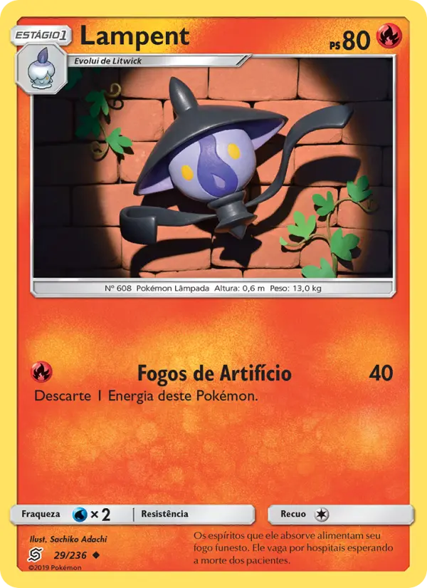 Carta Lampent, número 29/236 da coleção Sintonia Mental