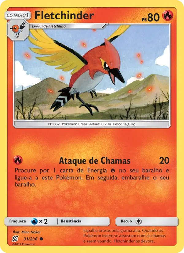 Carta Fletchinder, número 31/236 da coleção Sintonia Mental
