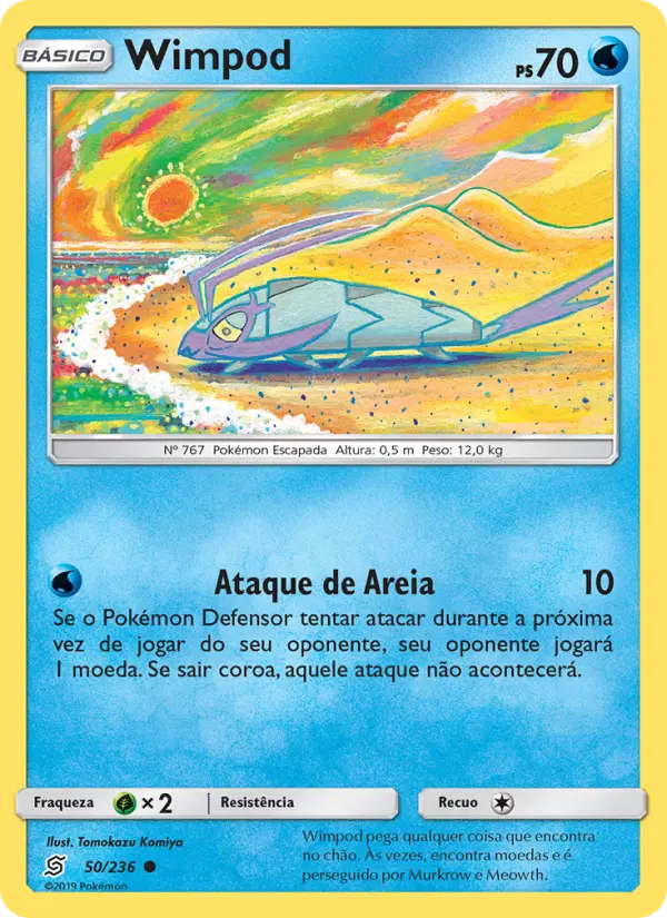 Carta Wimpod, número 50/236 da coleção Sintonia Mental