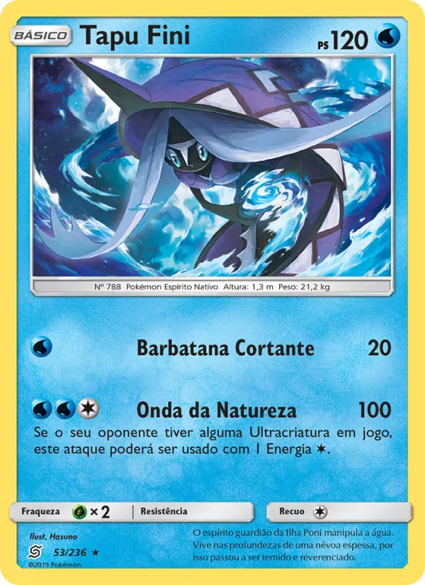 Carta Tapu Fini, número 53/236 da coleção Sintonia Mental