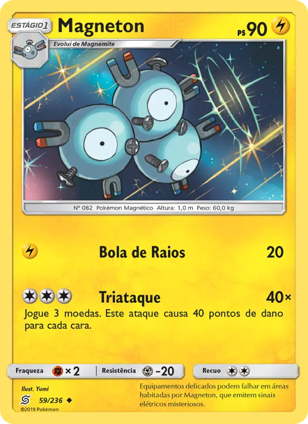 Carta Magneton, número 59/236 da coleção Sintonia Mental