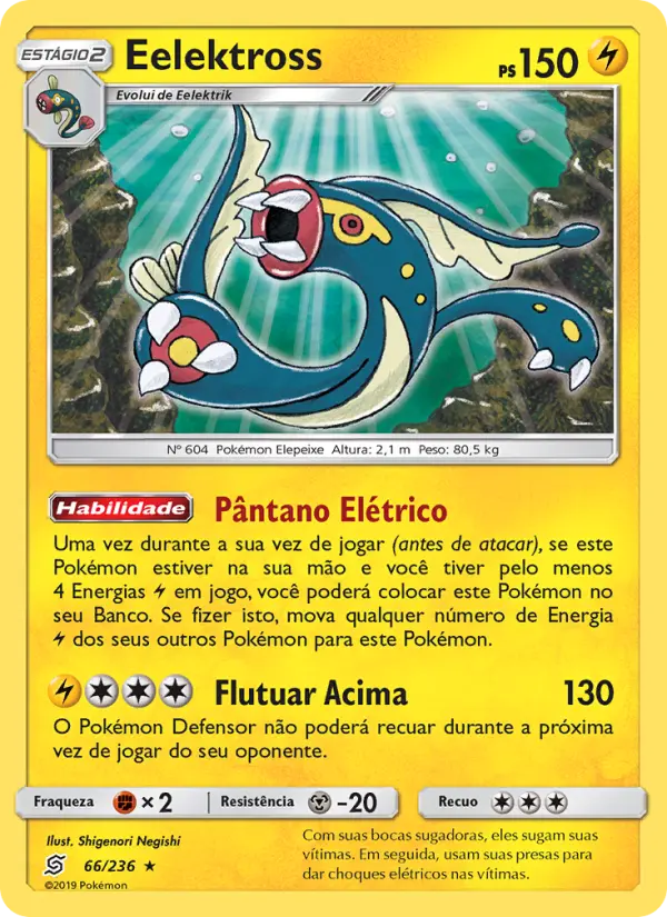 Carta Eelektross, número 66/236 da coleção Sintonia Mental