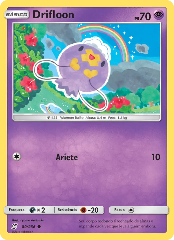 Carta Drifloon, número 80/236 da coleção Sintonia Mental 