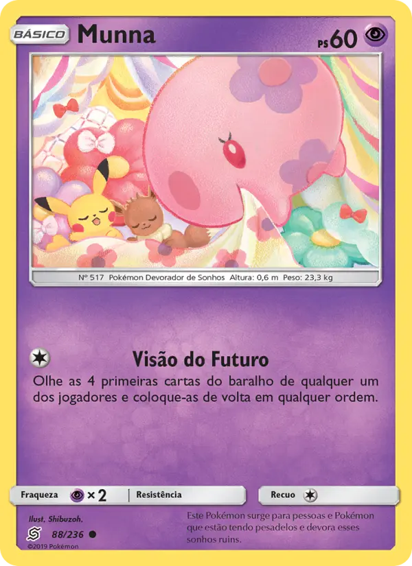 Carta Munna, número 88/236 da coleção Sintonia Mental
