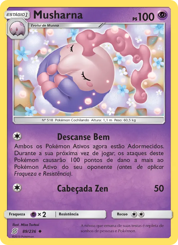 Carta Musharna, número 89/236 da coleção Sintonia Mental