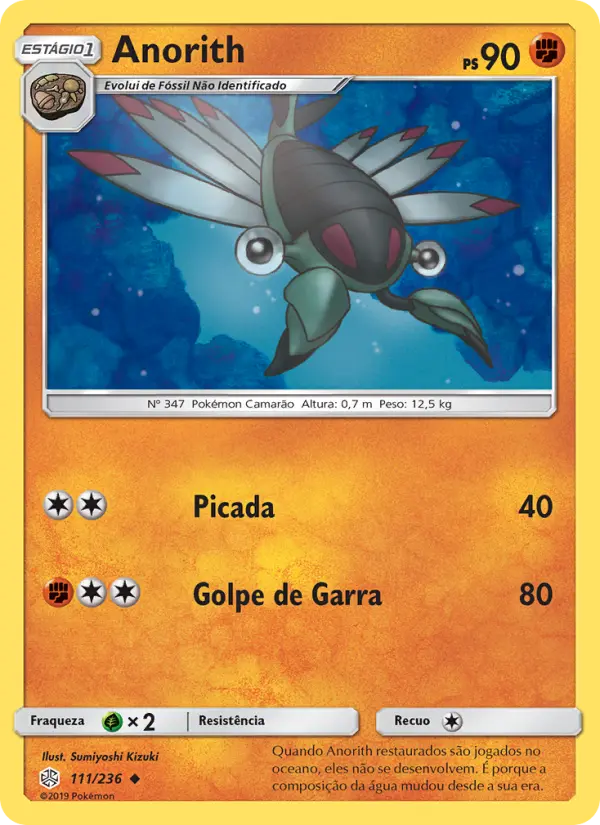 Carta Anorith, número 111/236 da coleção Eclipse Cósmico