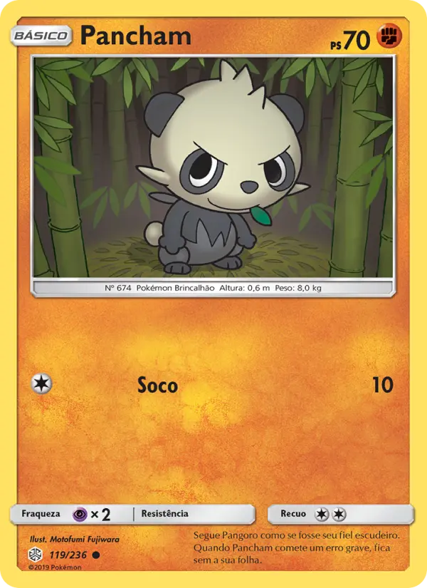 Carta Pancham, número 119/236 da coleção Eclipse Cósmico