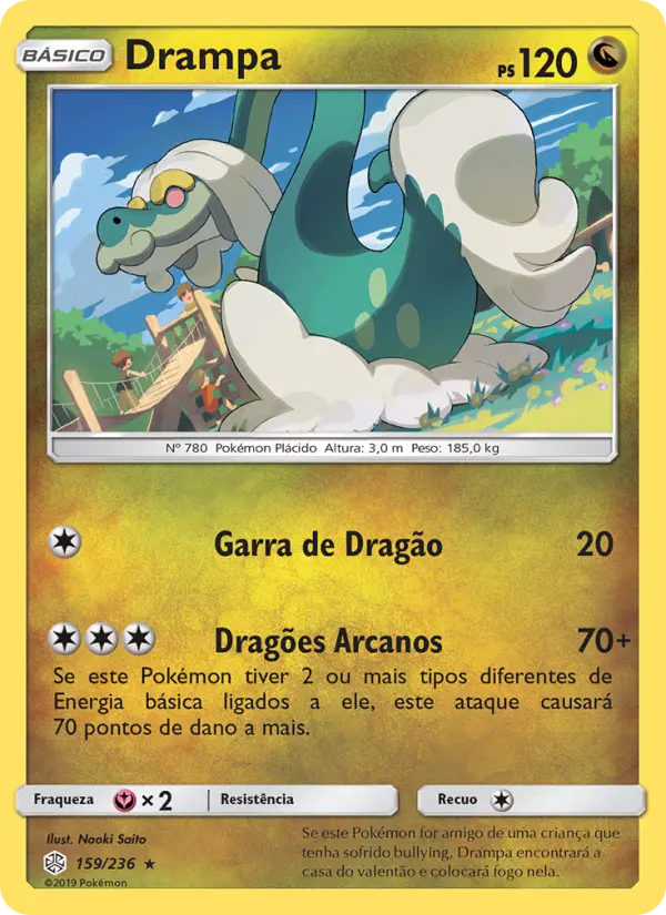 Carta Drampa, número 159/236 da coleção Eclipse Cósmico