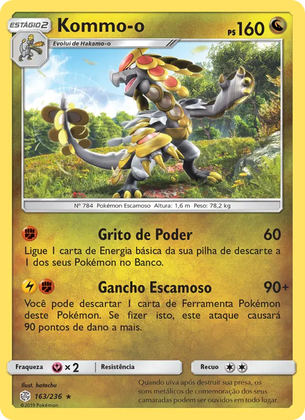 Carta Kommo-o, número 163/236 da coleção Eclipse Cósmico