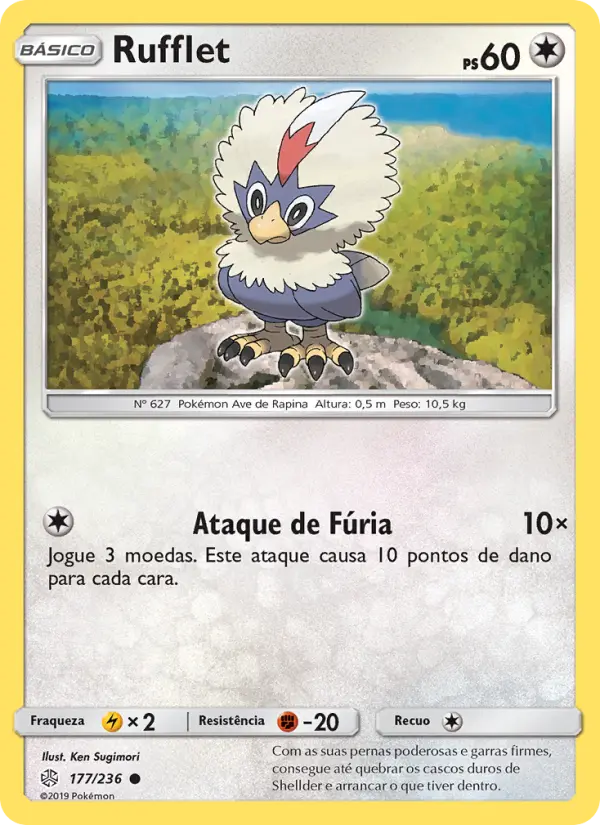 Carta Rufflet, número 177/236 da coleção Eclipse Cósmico