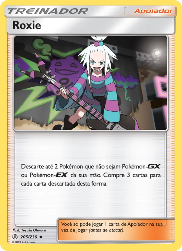 Carta Roxie, número 205/236 da coleção Eclipse Cósmico