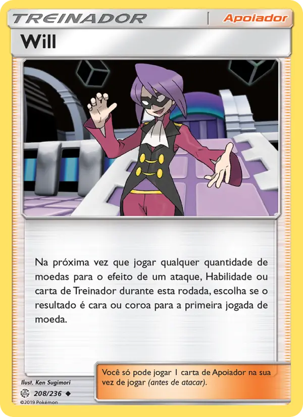 Carta Will, número 208/236 da coleção Eclipse Cósmico