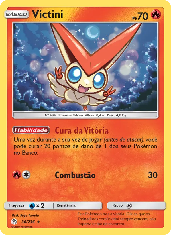 Carta Victini, número 30/236 da coleção Eclipse Cósmico